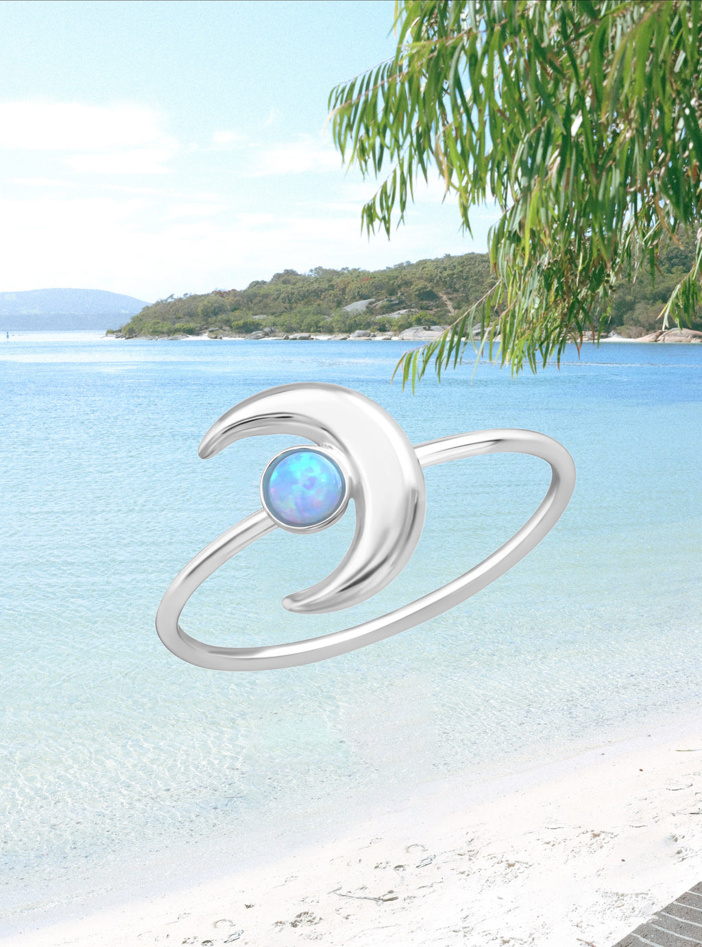 Midnight Moon Ring