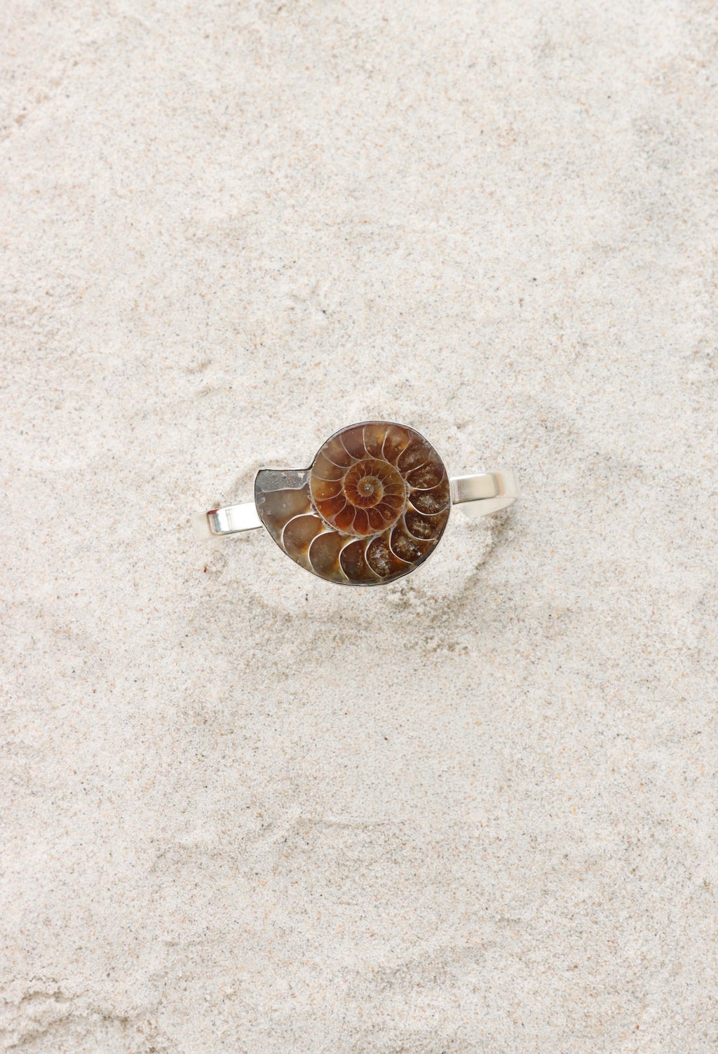 Ammonite Cuff Bracelet