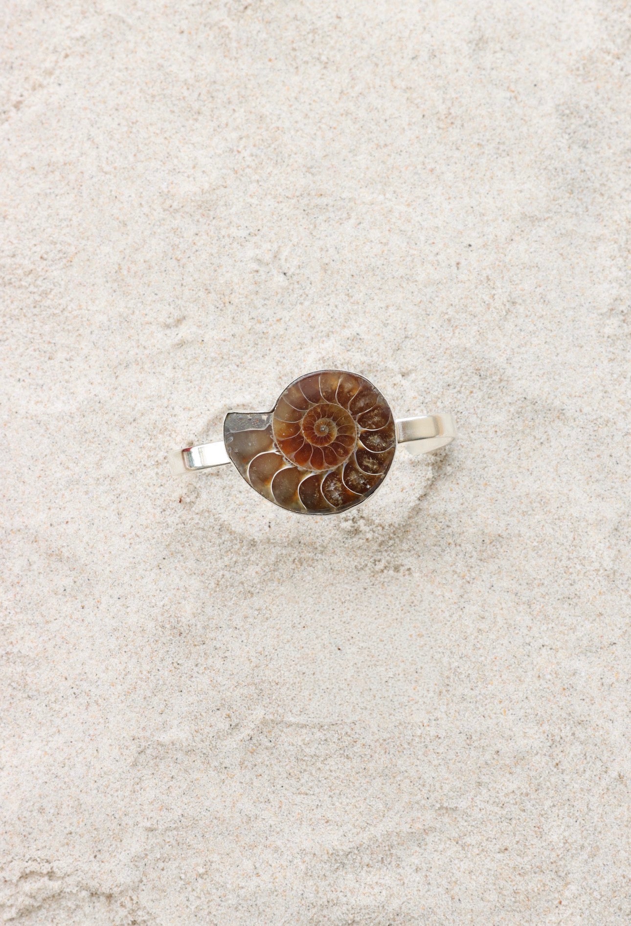 Ammonite Cuff Bracelet