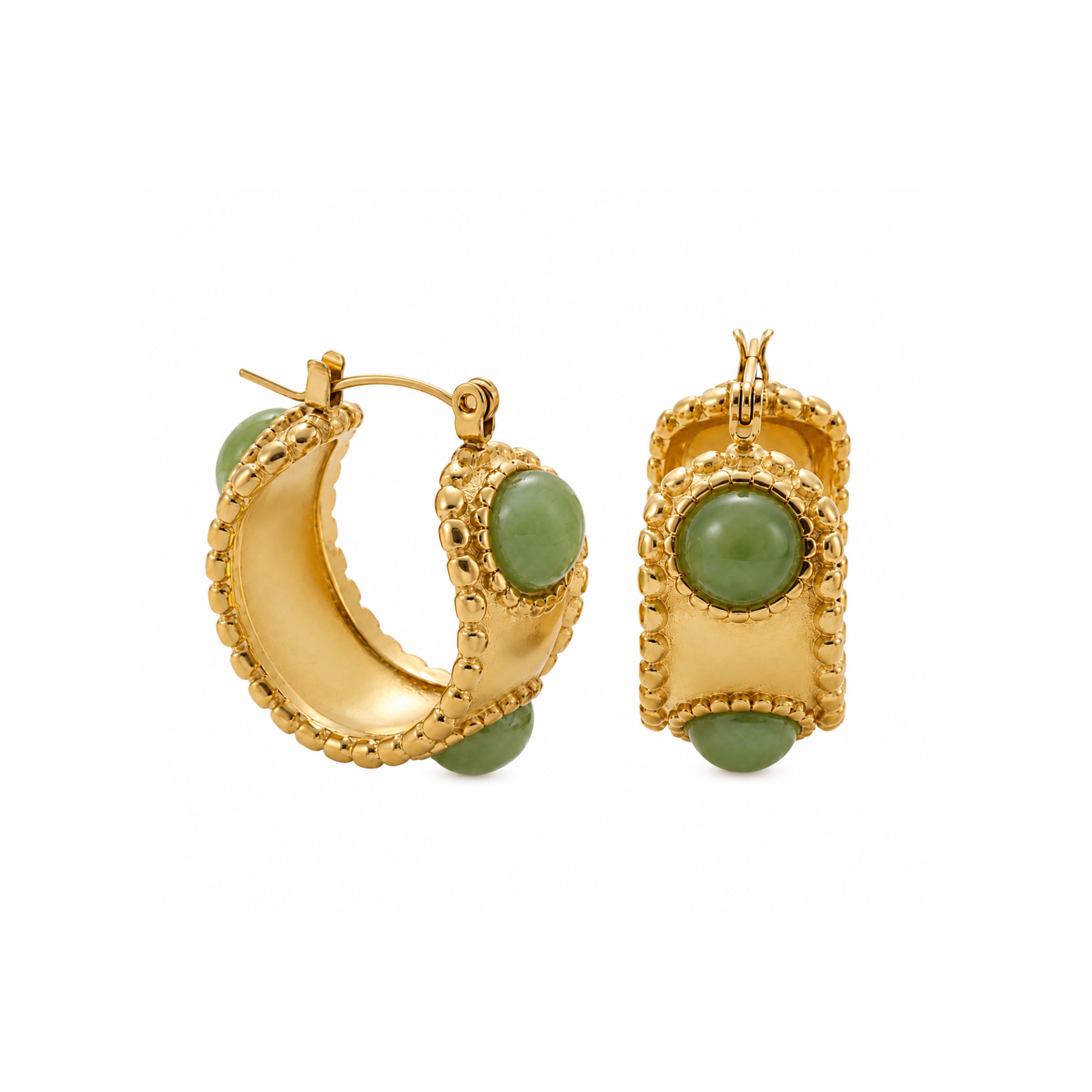 Miriam Earrings Green