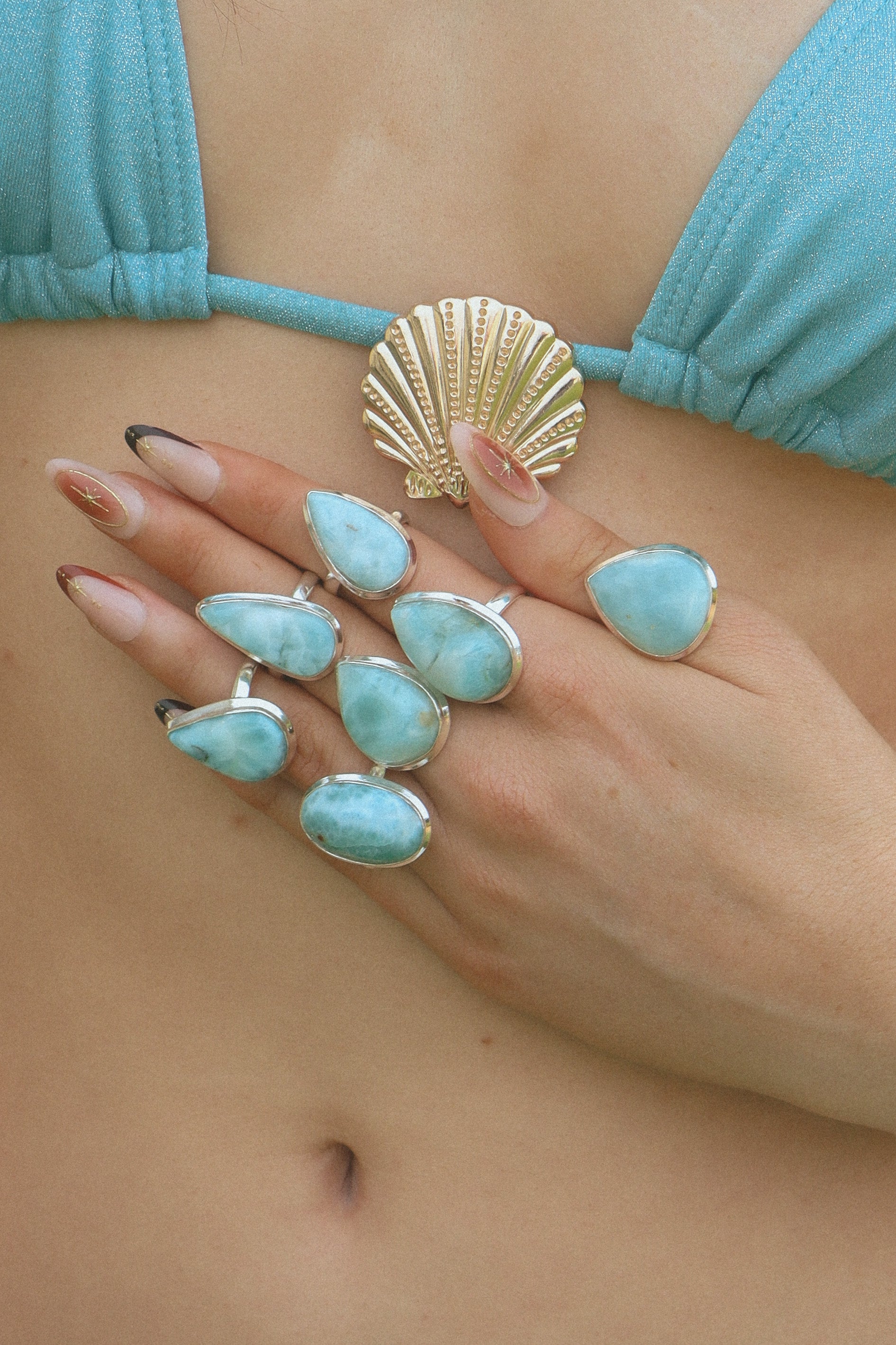 LARIMAR RING #7 Size 9