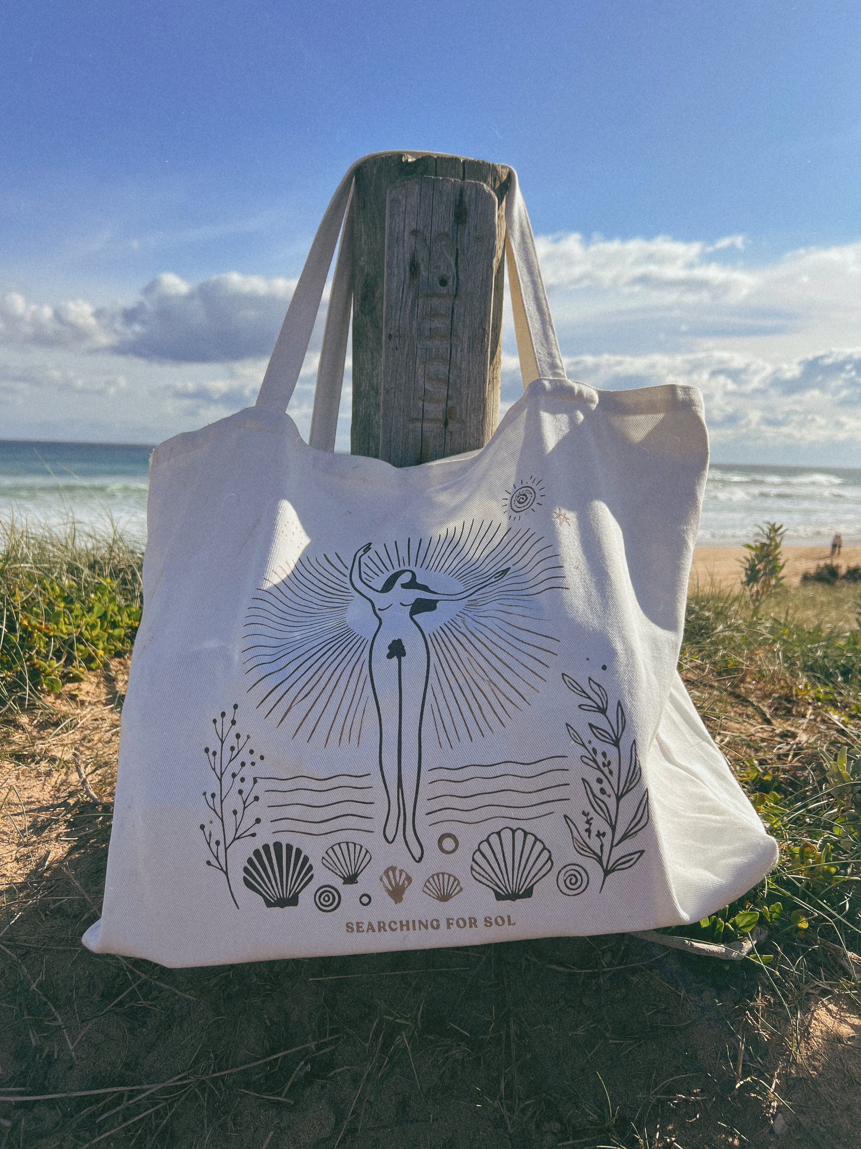 Salty Wanderer Canvas Tote