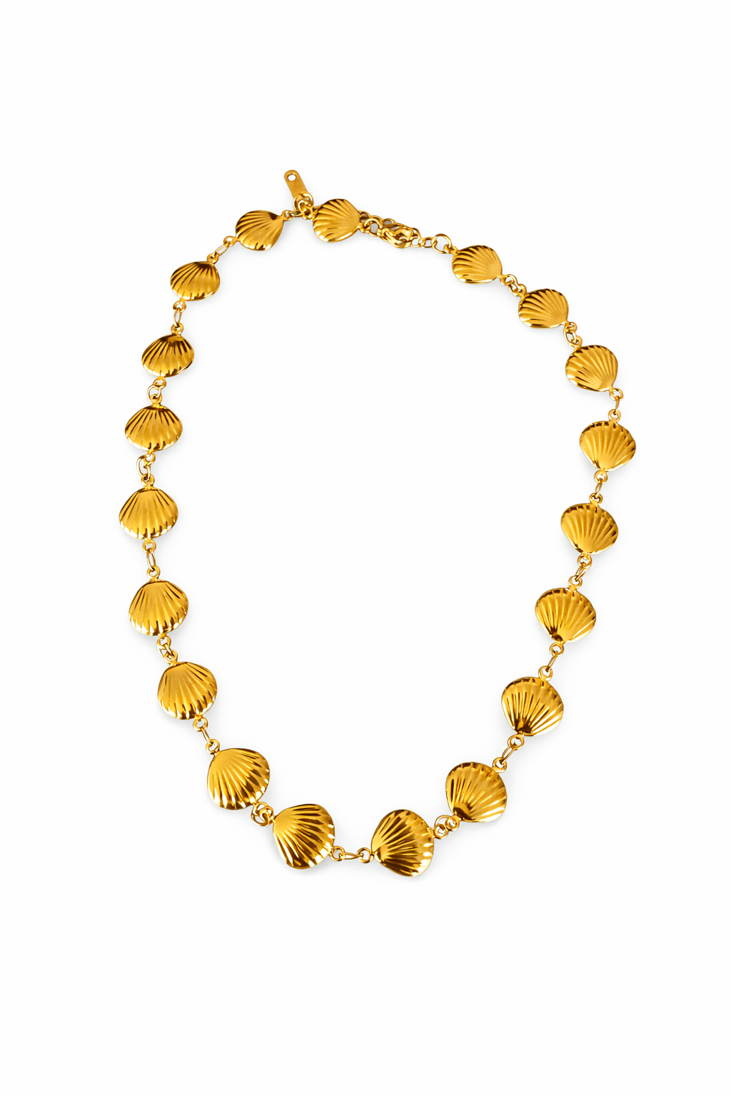 Scallop Link Necklace