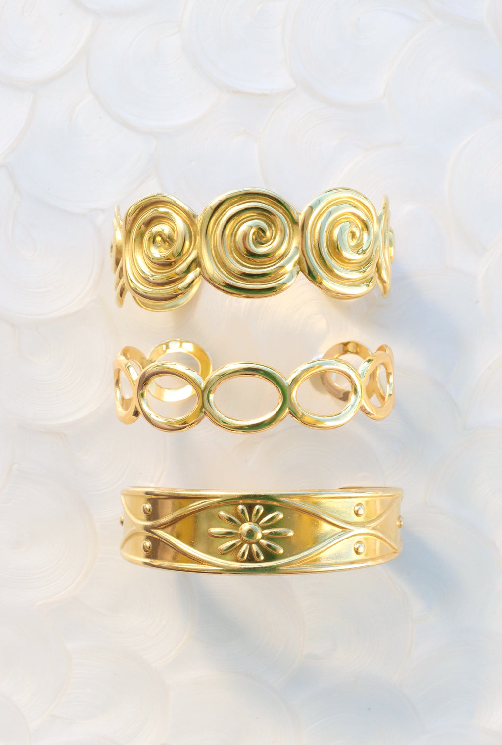 Soleil Spiral Cuff