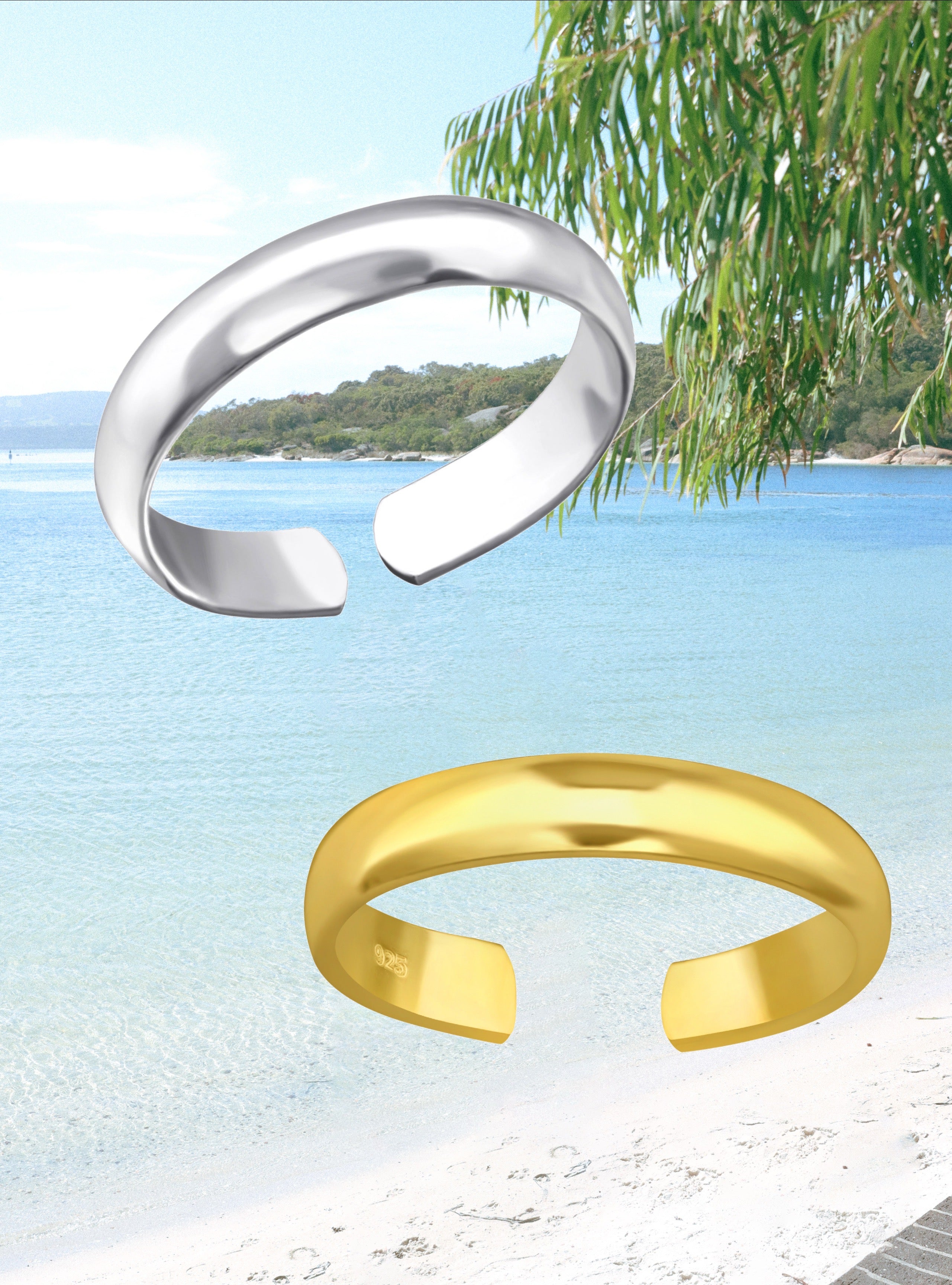 Island Toe Ring / Pinky Ring