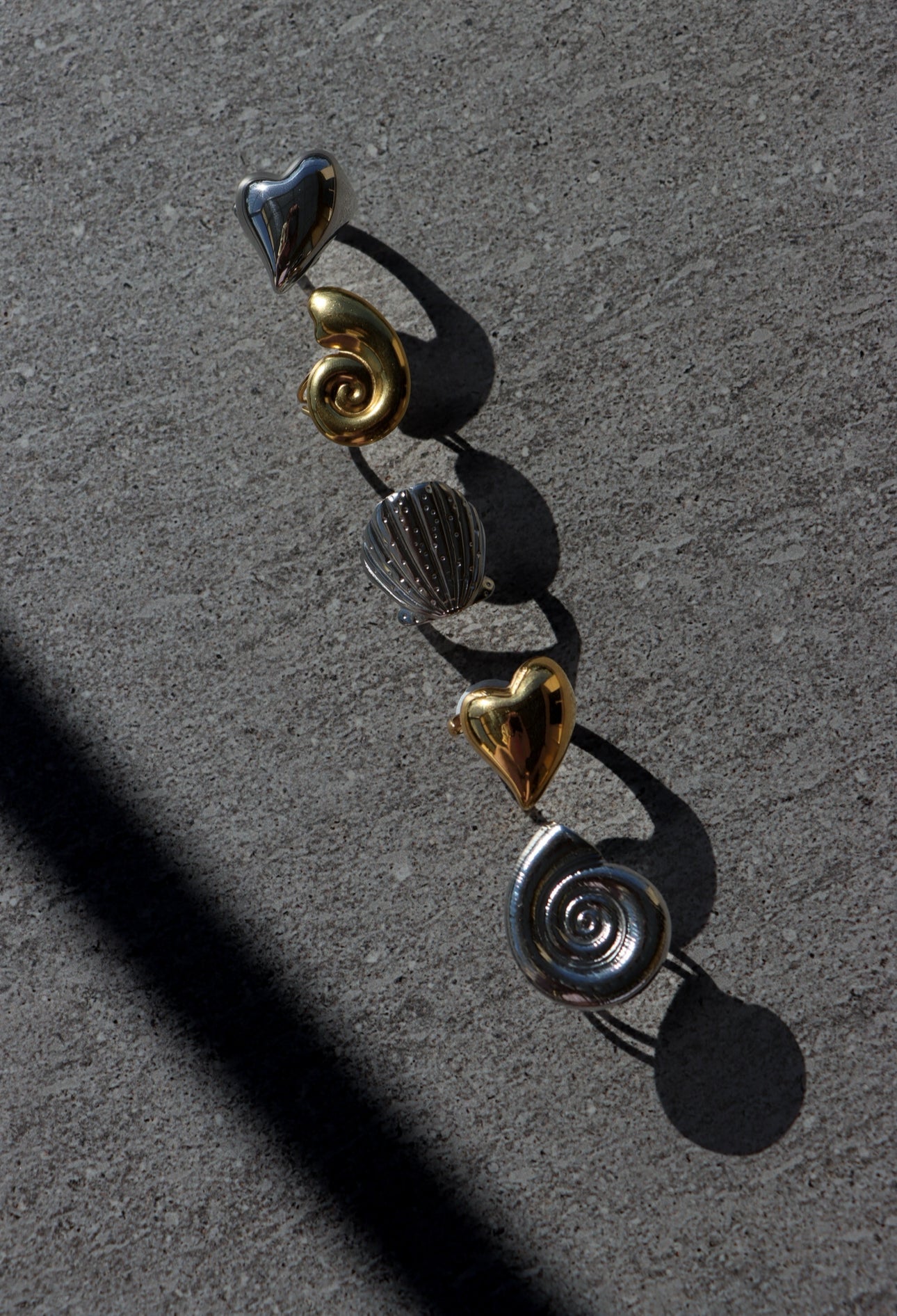 Ammonite Silver Ring