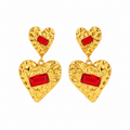 Tamzan Earrings Red