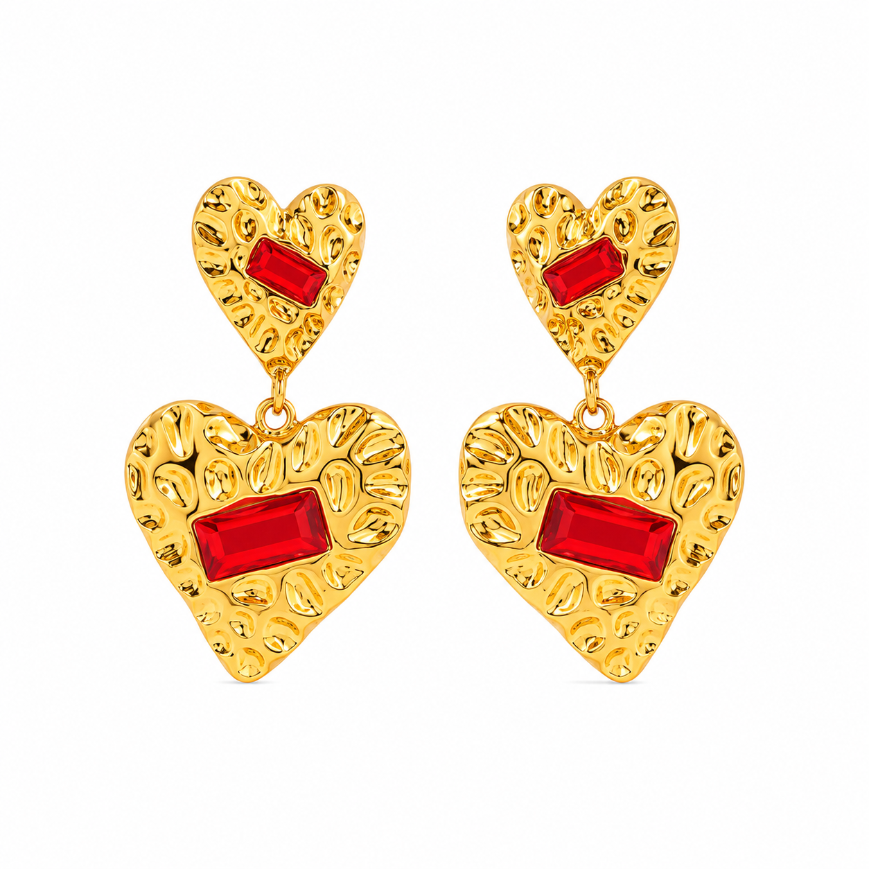 Tamzan Earrings Red