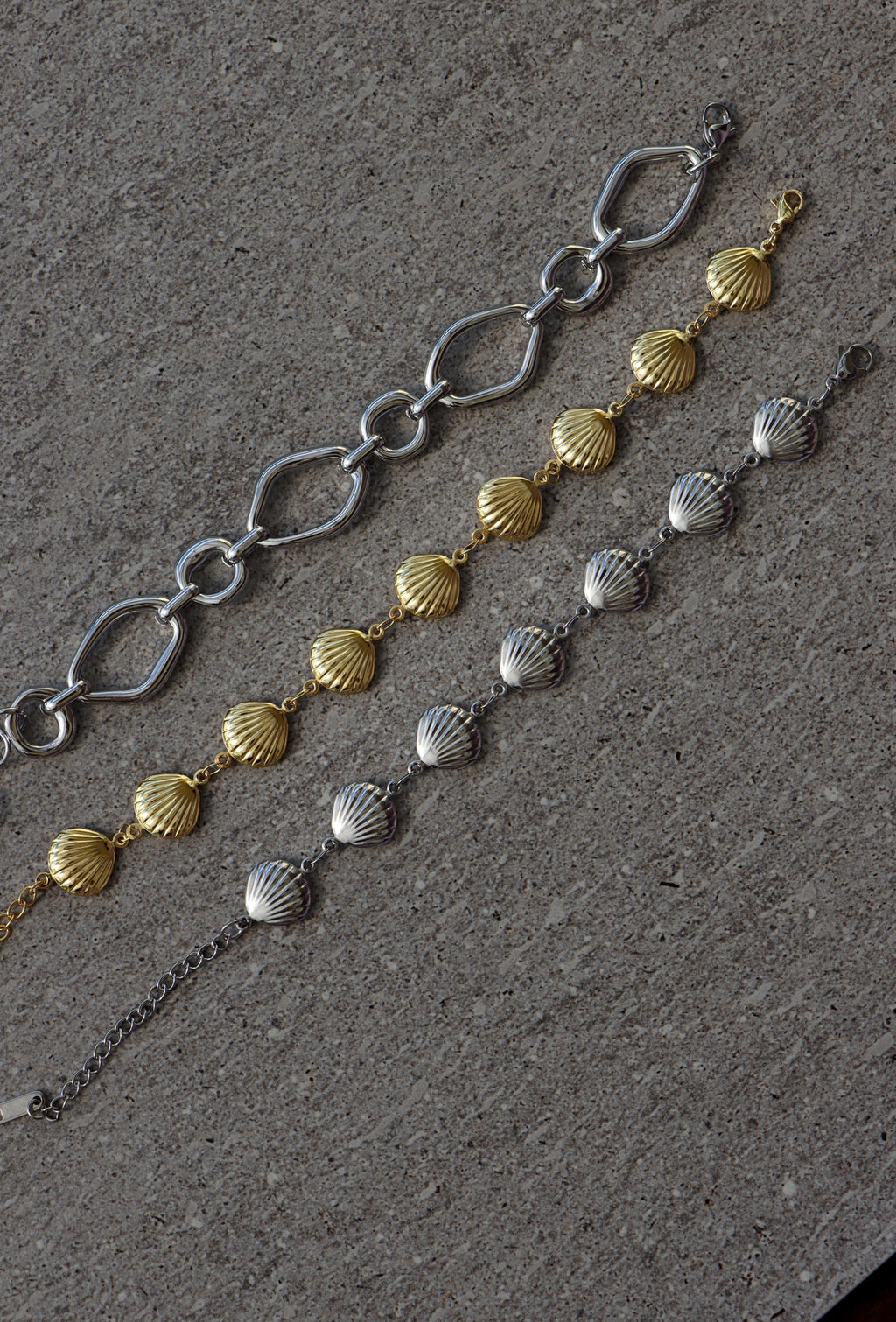 Scallop Link Bracelet