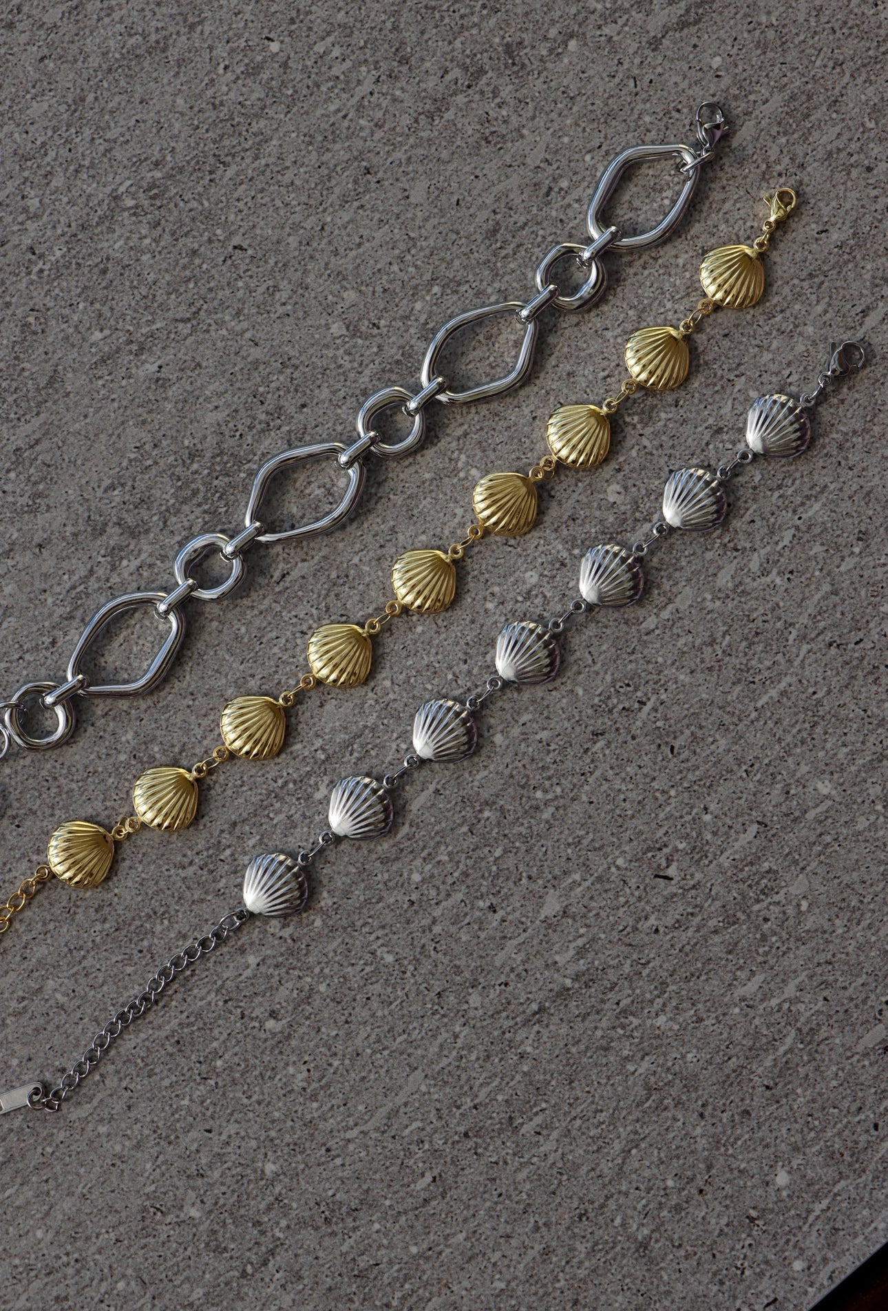 Scallop Link Bracelet
