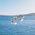 Double Spiral Toe Ring / Pinky Ring