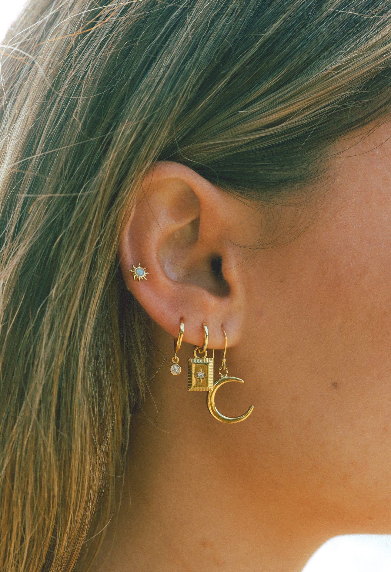 Sun Chaser Helix Earring