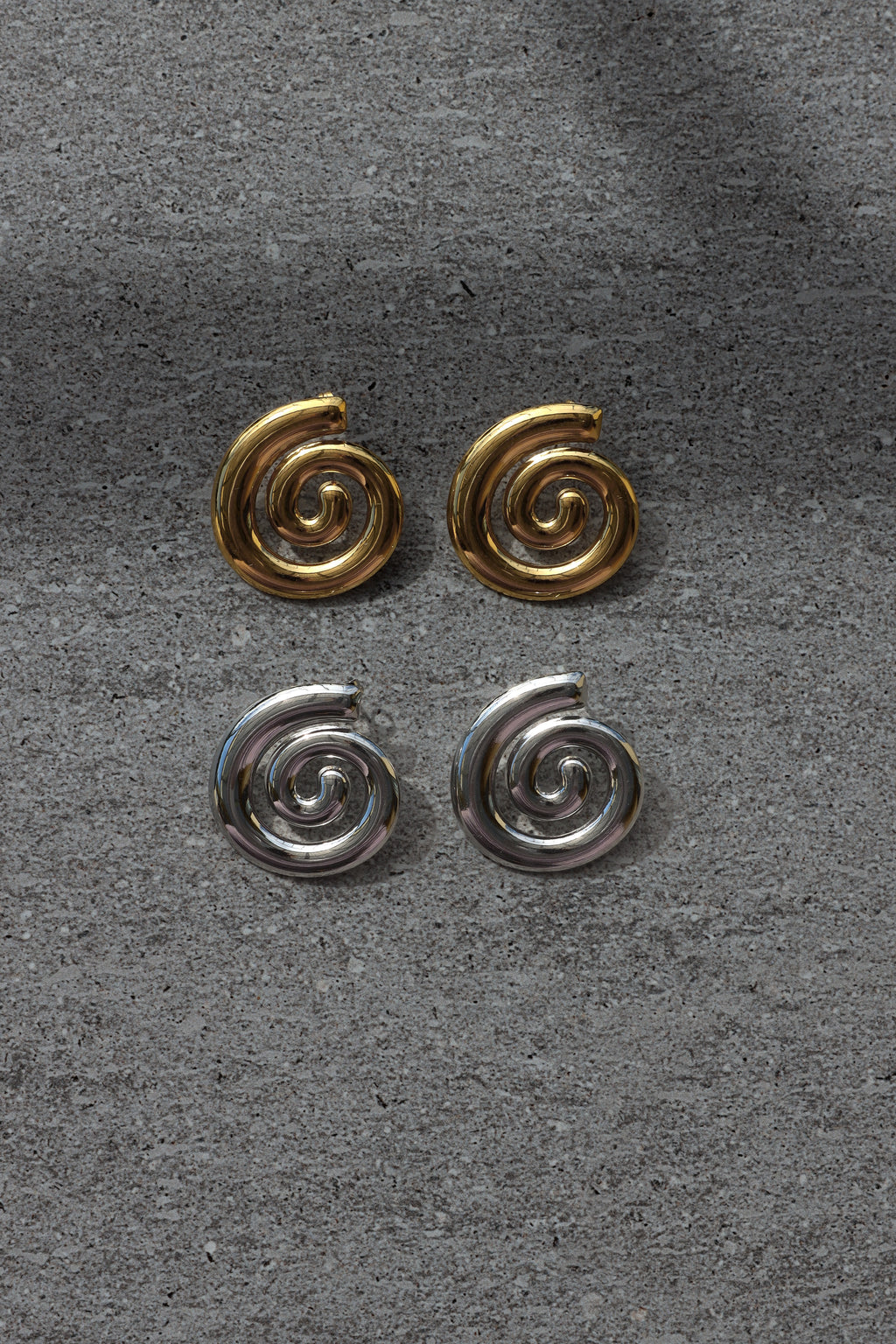 Soleil Spiral Studs