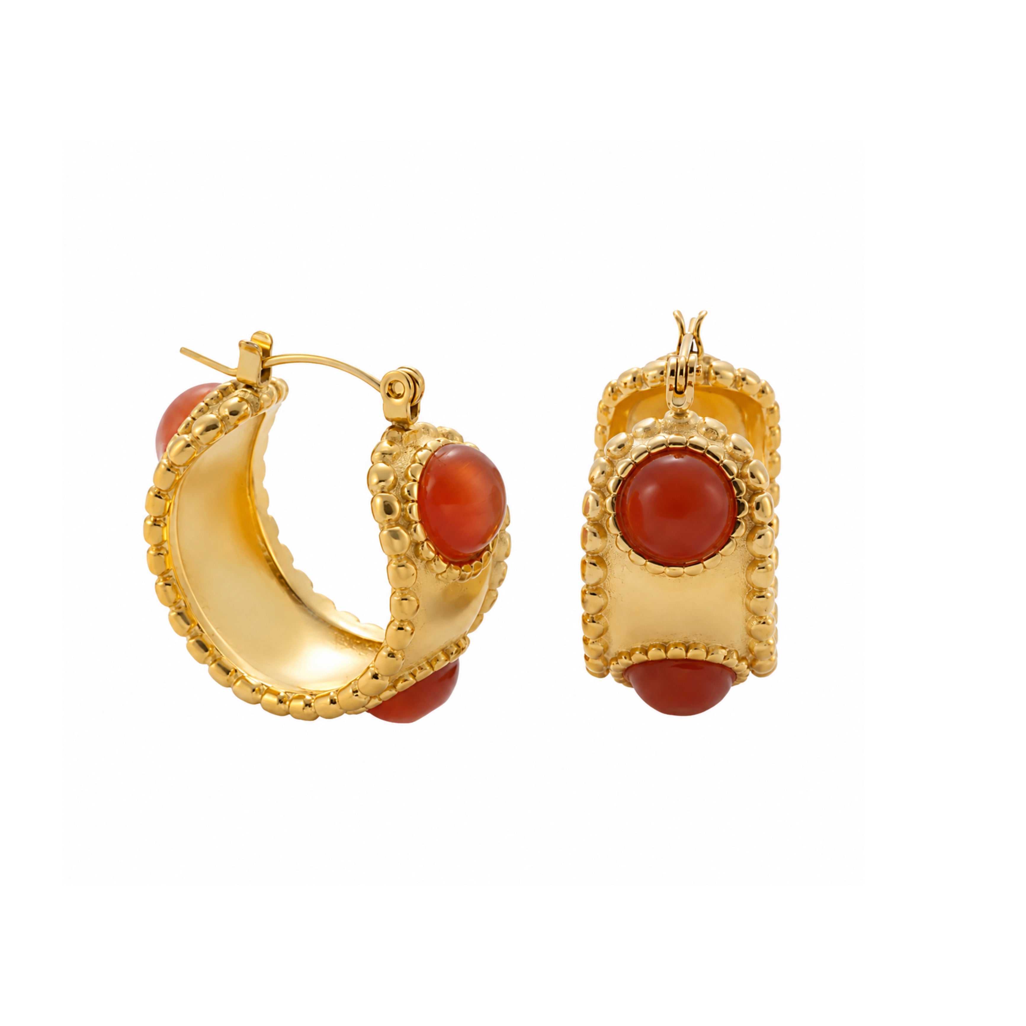 Miriam Earrings Red
