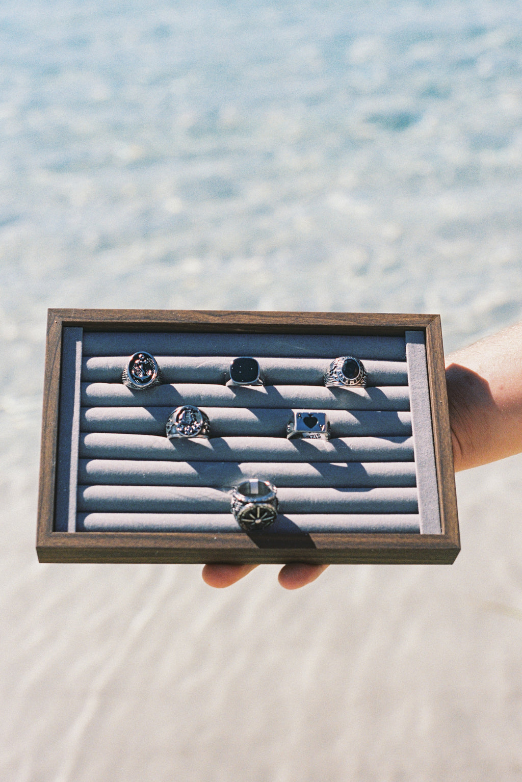 Obsidian Square Ring