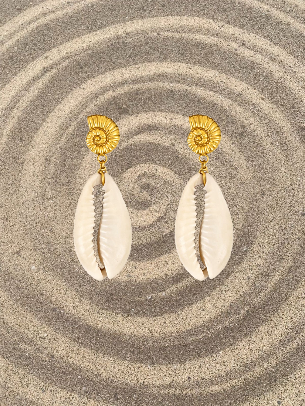 Nautical Cowrie Earrings