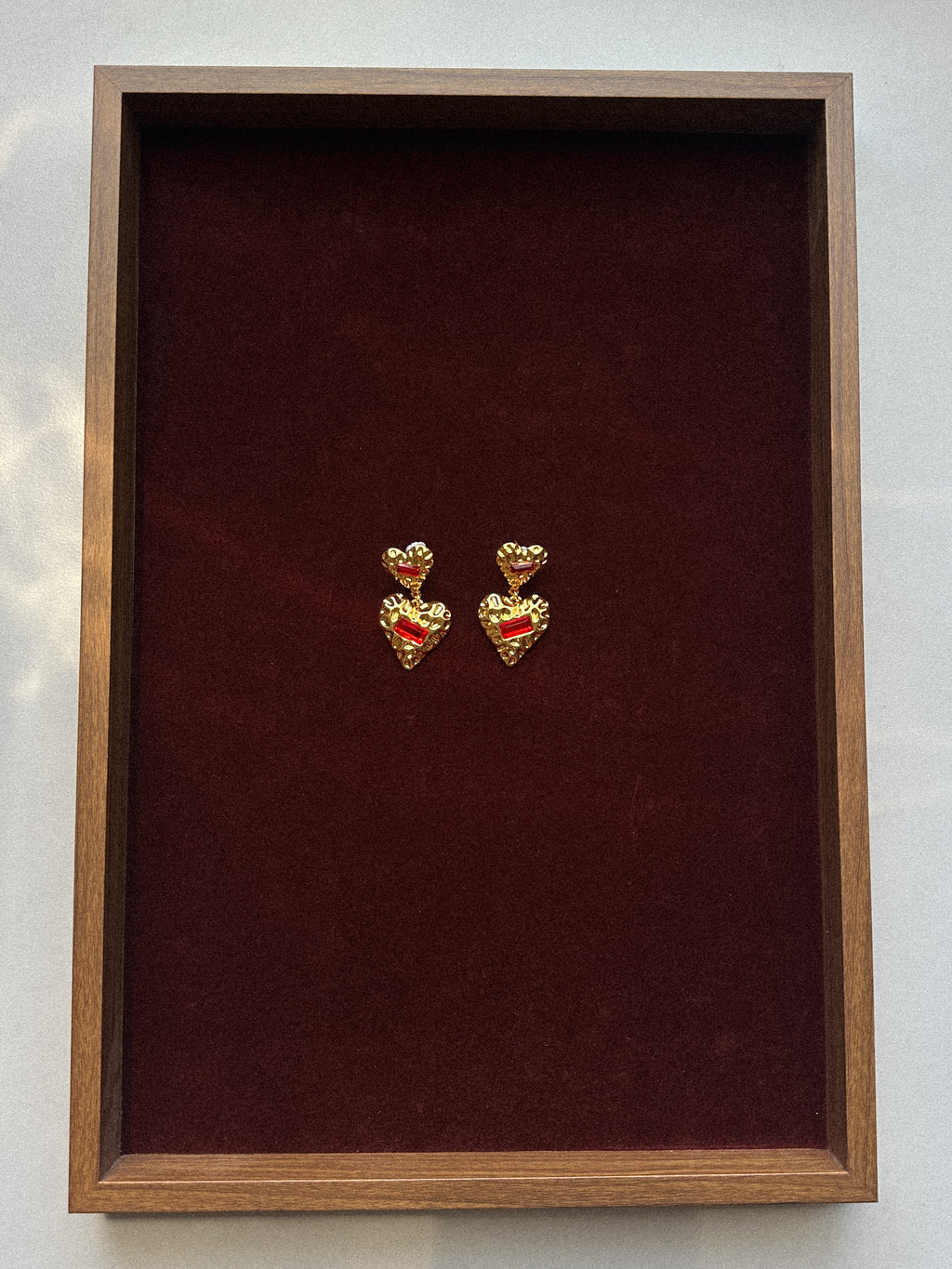 Tamzan Earrings Red