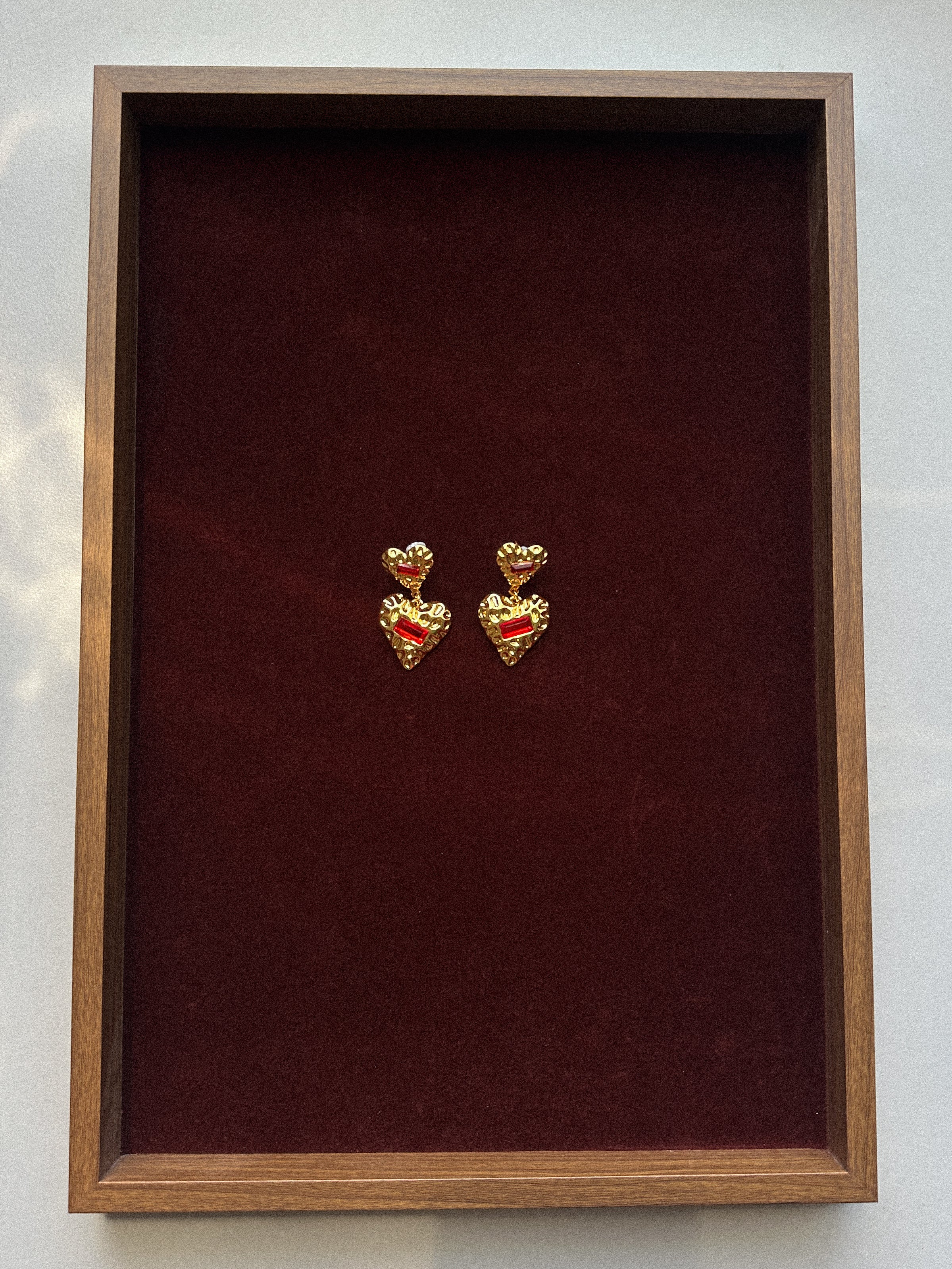 Tamzan Earrings Red