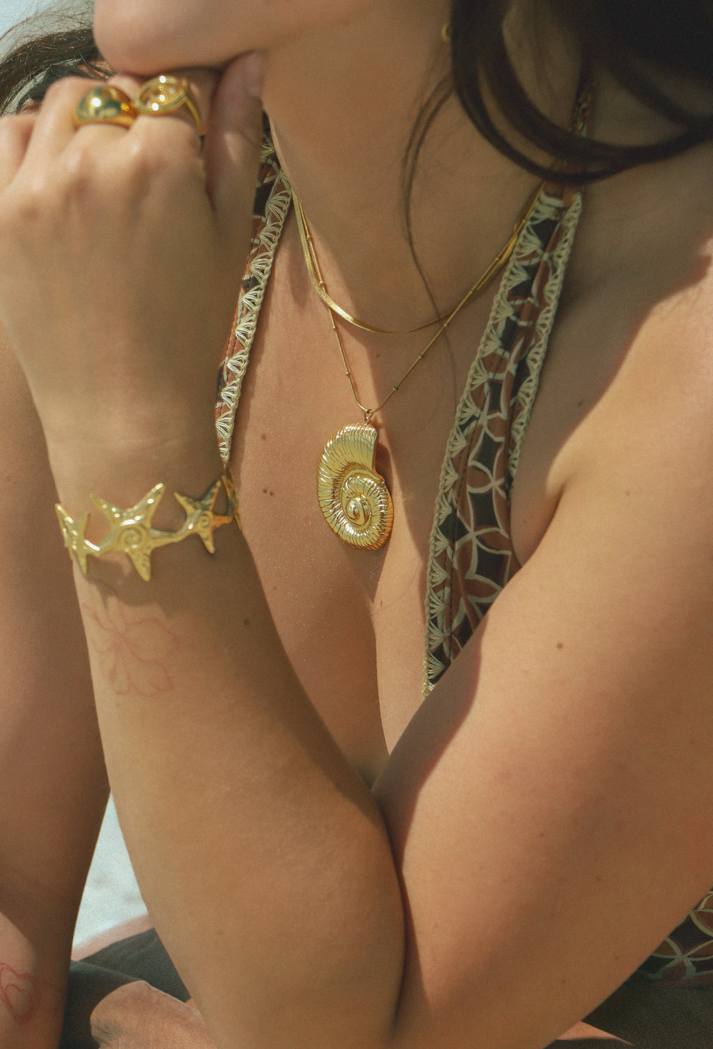 Soleil Star Cuff (Gold or Silver)