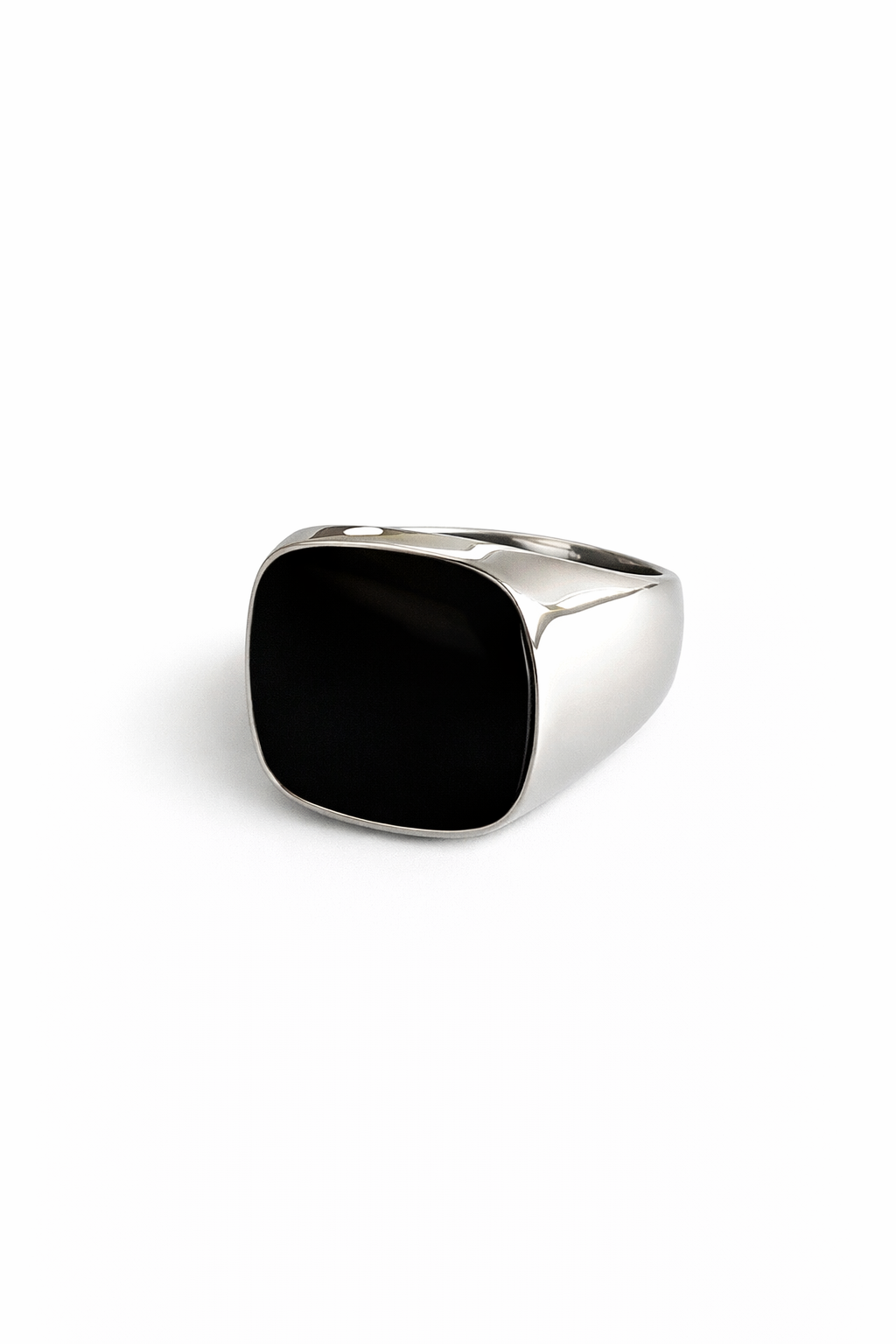 Obsidian Square Ring