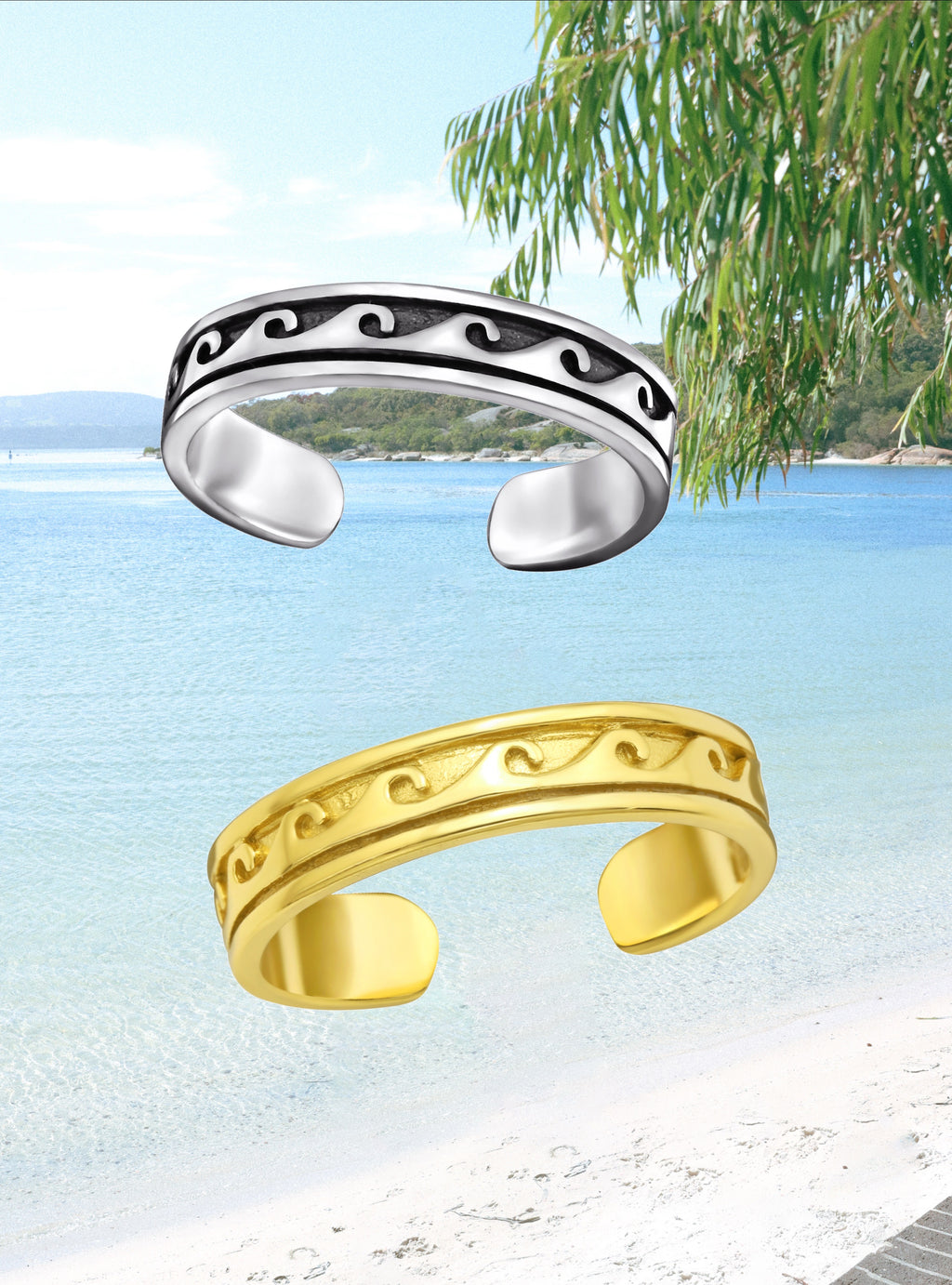 Cove Toe Ring