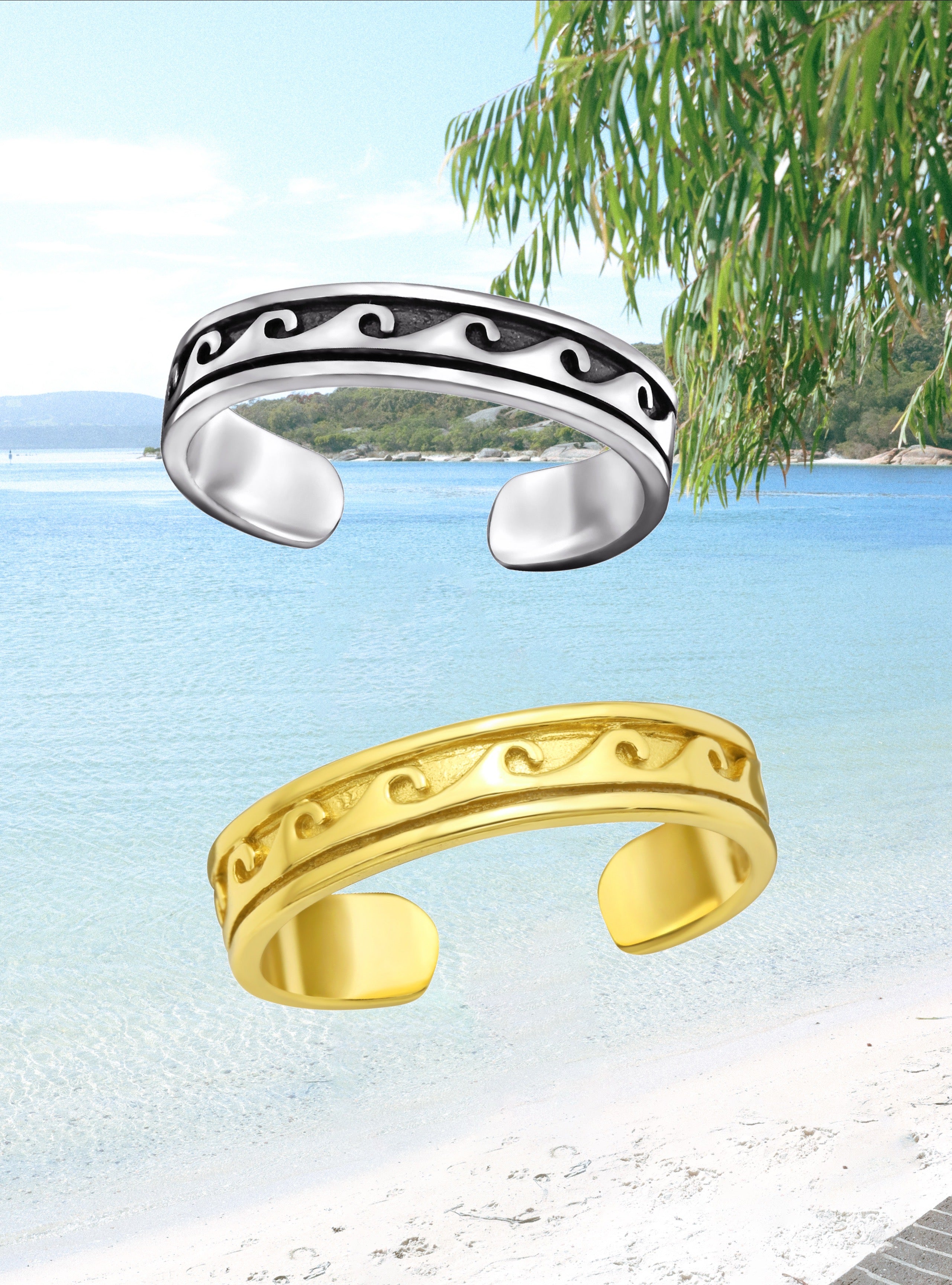 Cove Toe Ring