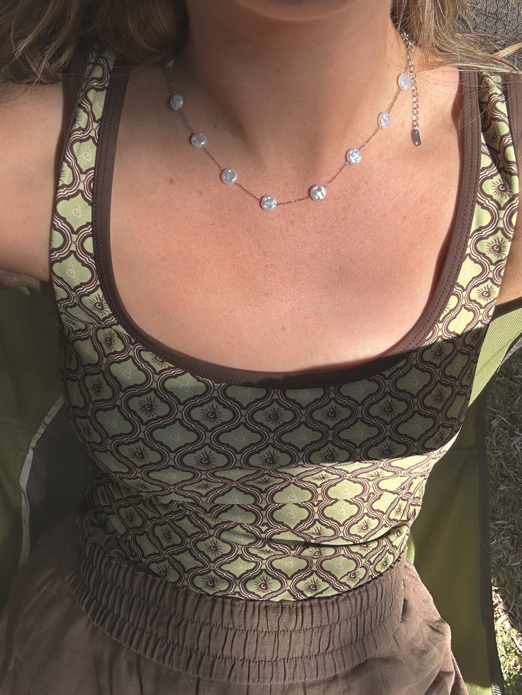 Floating Pearl Choker