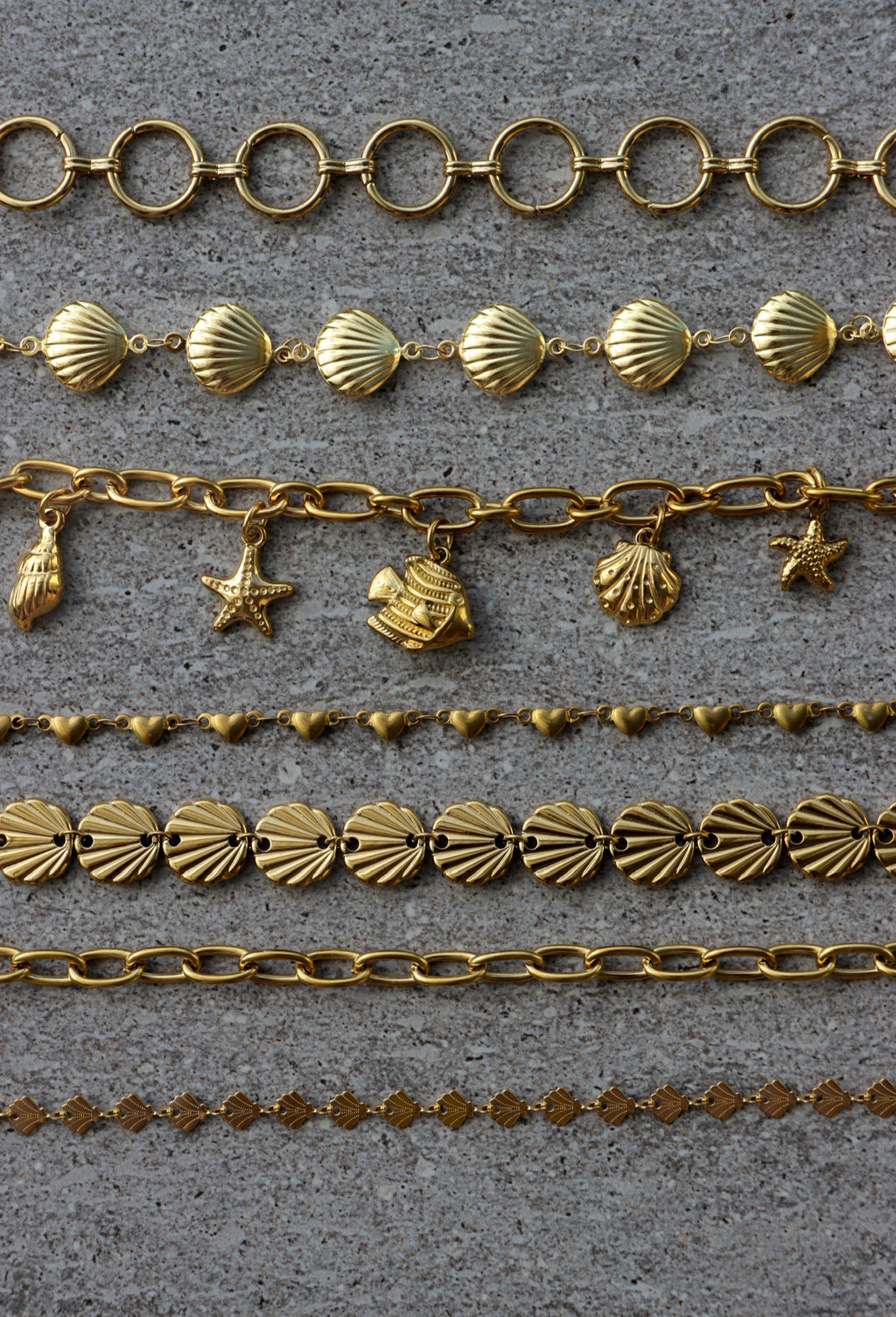 Scallop Link Bracelet