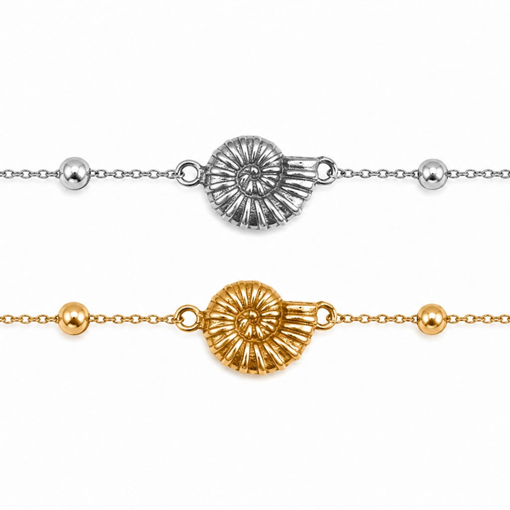 Ammonite Shell Anklet / Bracelet