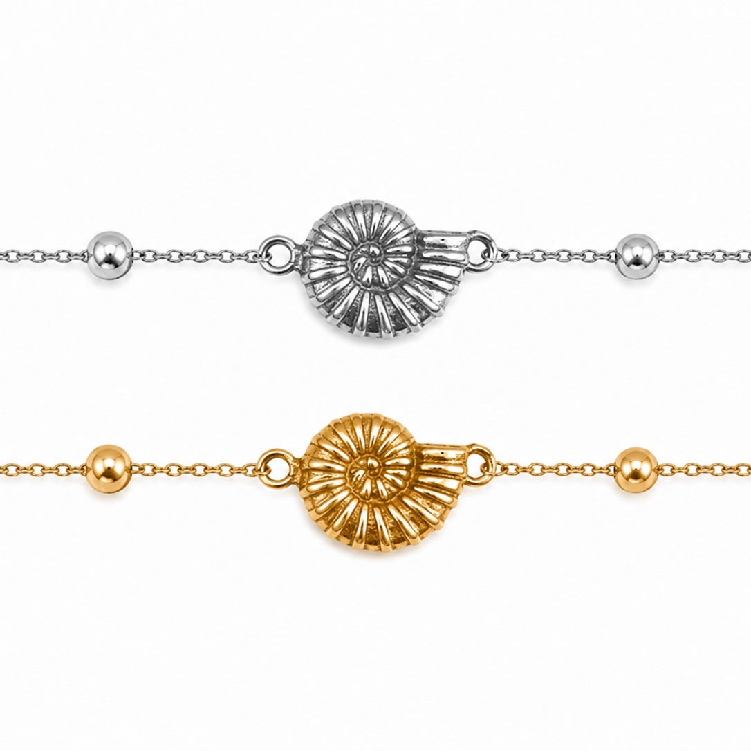 Ammonite Shell Anklet / Bracelet