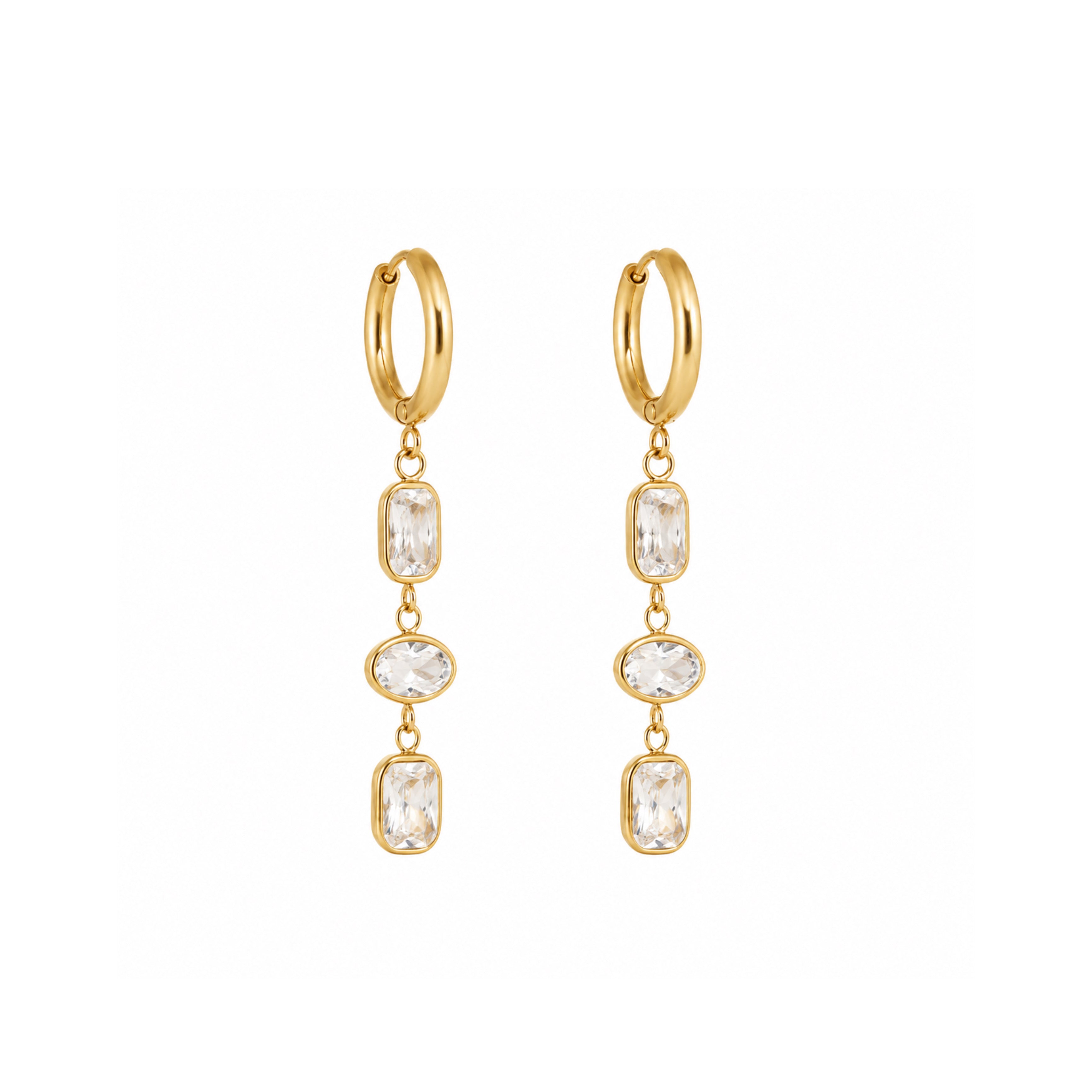 Trinity Drop Earrings