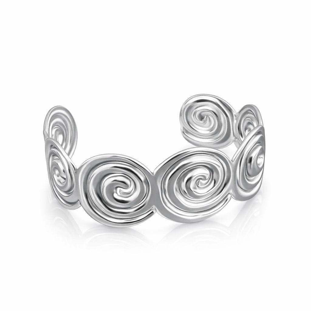 Soleil Spiral Cuff SILVER