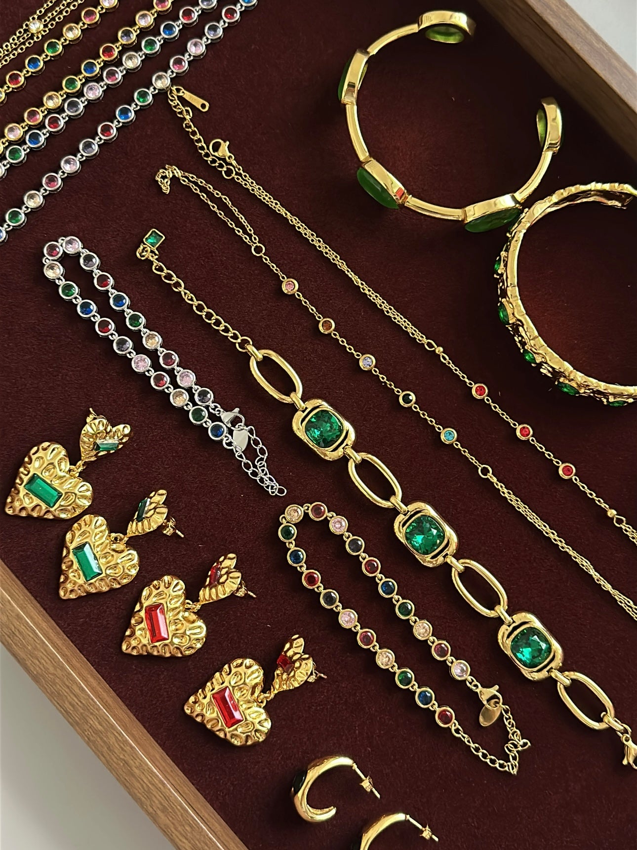 Ruby Hand Chain