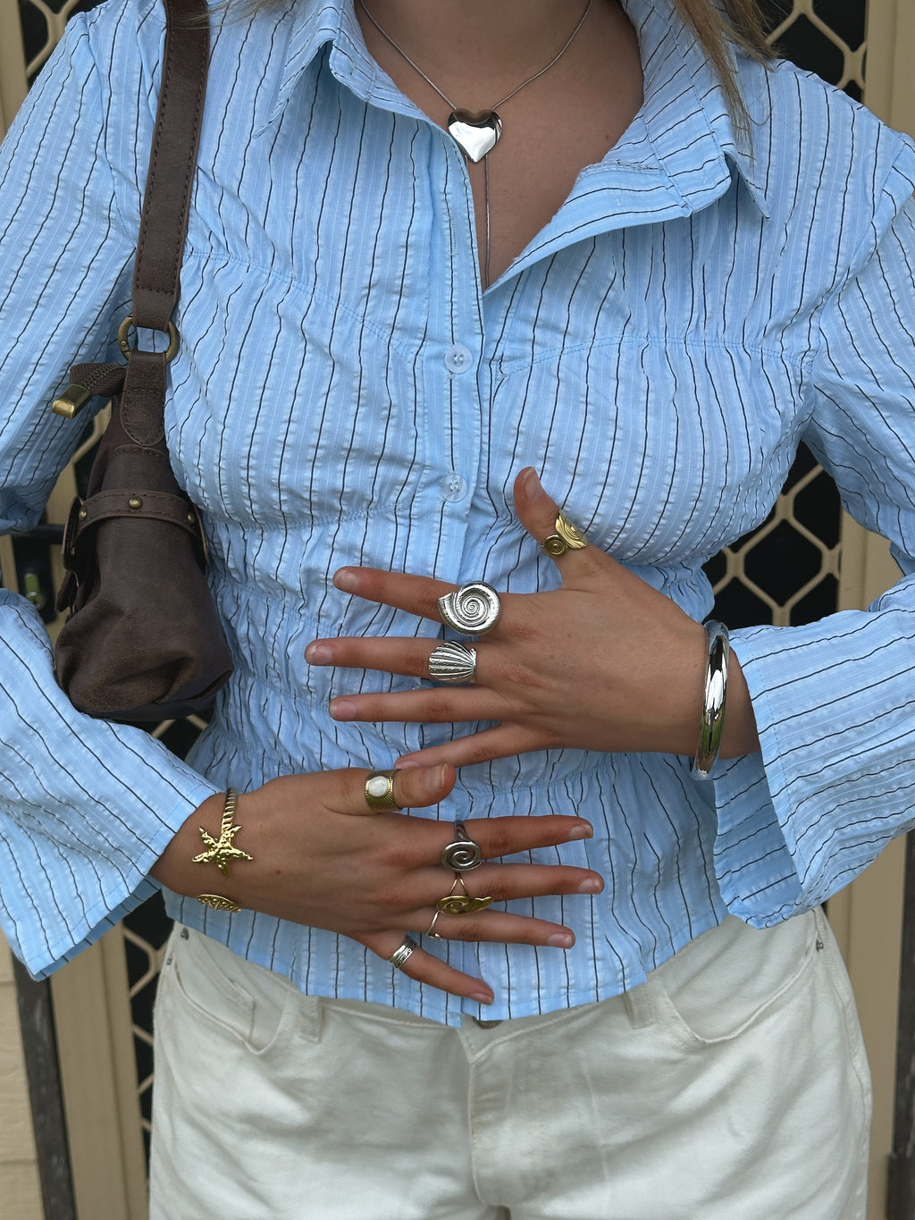 Ammonite Silver Ring